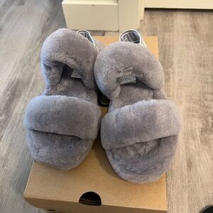 Grey Ugg slippers size 6